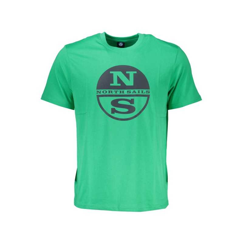 NORTH SAILS T-SHIRT MANICHE CORTE UOMO VERDE