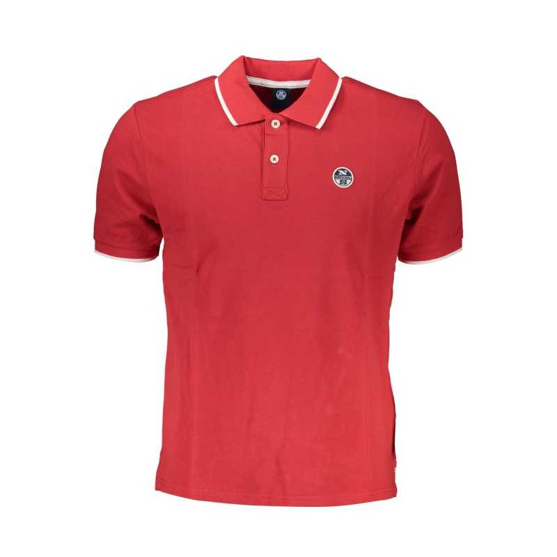 NORTH SAILS POLO MANICHE CORTE UOMO ROSSO