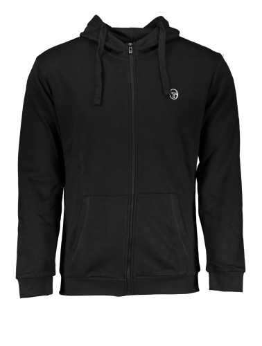 SERGIO TACCHINI FELPA CON ZIP UOMO NERO