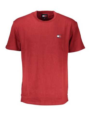 TOMMY HILFIGER T-SHIRT MANICHE CORTE UOMO ROSSO