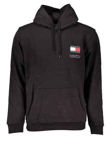 TOMMY HILFIGER FELPA SENZA ZIP UOMO NERO