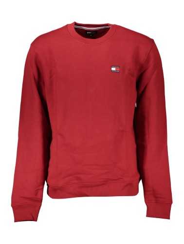 TOMMY HILFIGER FELPA SENZA ZIP UOMO ROSSO