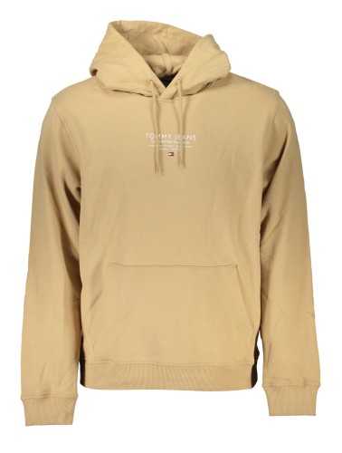 TOMMY HILFIGER FELPA SENZA ZIP UOMO BEIGE