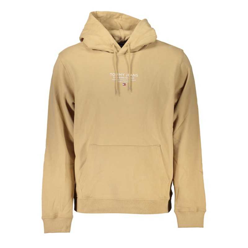 TOMMY HILFIGER FELPA SENZA ZIP UOMO BEIGE