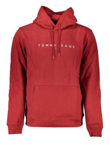 TOMMY HILFIGER FELPA SENZA ZIP UOMO ROSSO