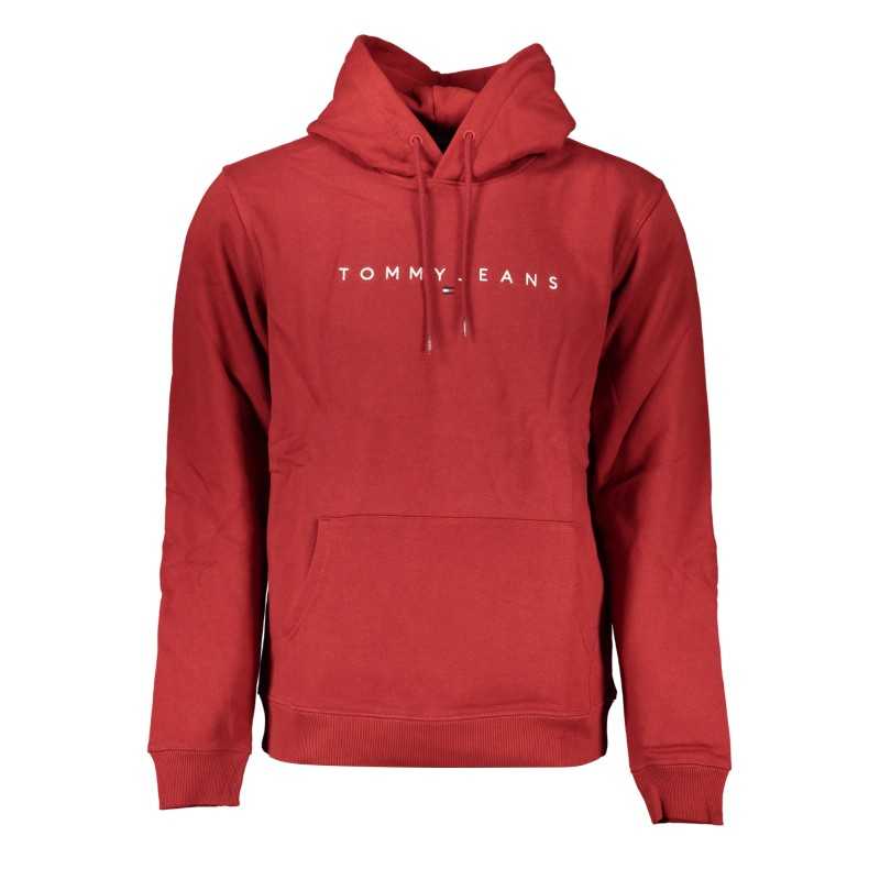 TOMMY HILFIGER FELPA SENZA ZIP UOMO ROSSO