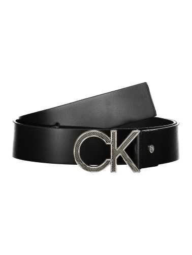 CALVIN KLEIN CINTURA IN PELLE UOMO NERO