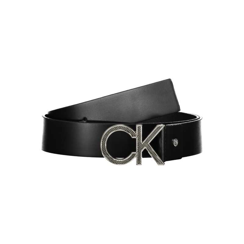 CALVIN KLEIN CINTURA IN PELLE UOMO NERO