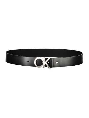 CALVIN KLEIN CINTURA IN PELLE UOMO NERO