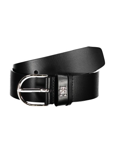 TOMMY HILFIGER CINTURA IN PELLE DONNA NERO