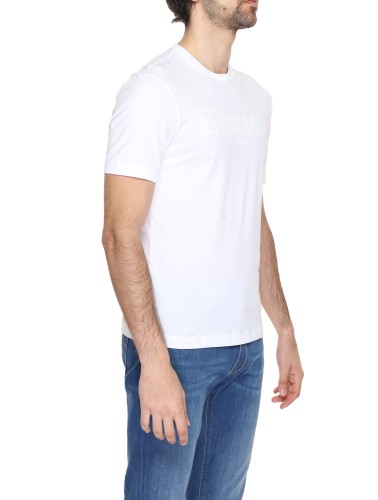 Blauer T-Shirt Man