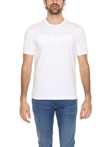 Blauer T-Shirt Man