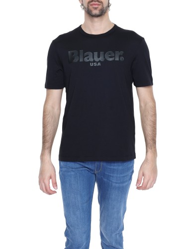 Blauer T-Shirt Man