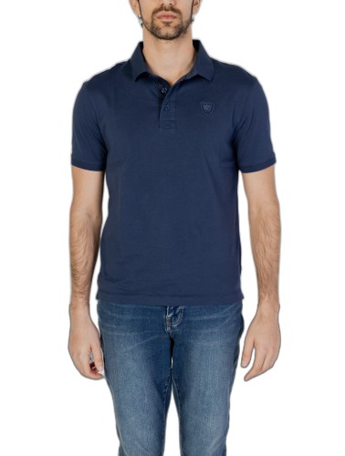 Blauer Polo Man