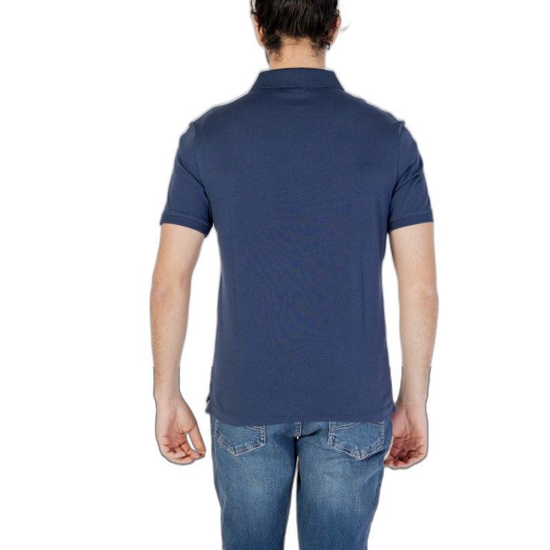 Blauer Polo Man