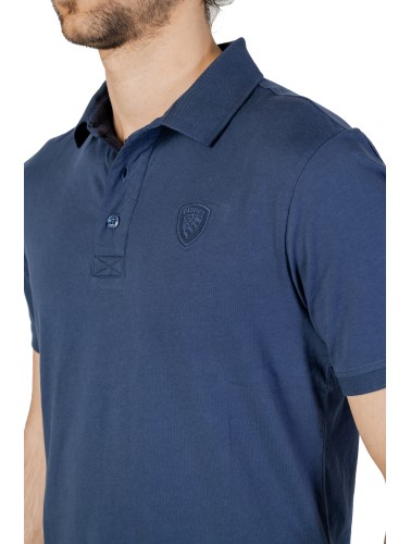 Blauer Polo Man