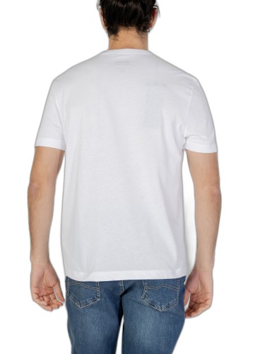 Blauer T-Shirt Man