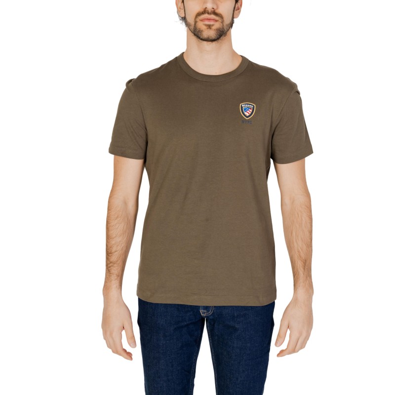 Blauer T-Shirt Uomo