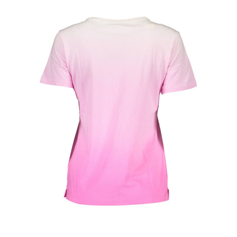 GUESS JEANS T-SHIRT MANICHE CORTE DONNA ROSA