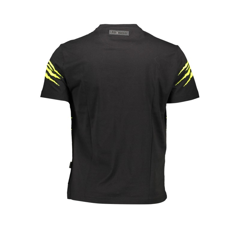 PLEIN SPORT T-SHIRT MANICHE CORTE UOMO NERO