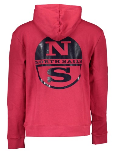 NORTH SAILS FELPA SENZA ZIP UOMO ROSSO