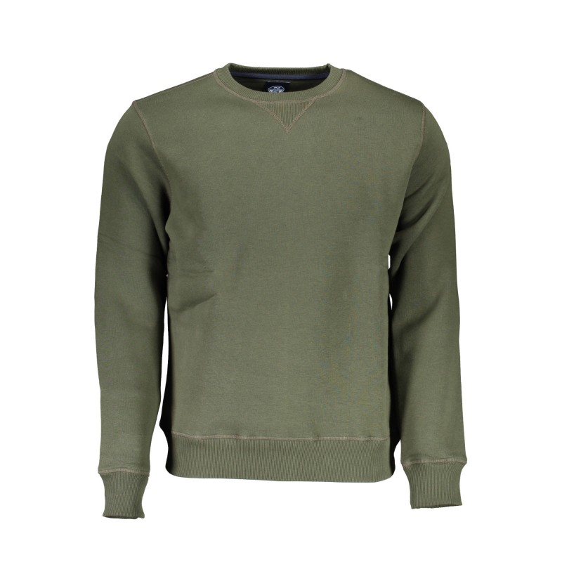 NORTH SAILS MAN GREEN SWEATSHIRT WITHOUT ZIP