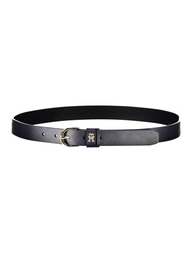 TOMMY HILFIGER LEATHER BELT WOMAN BLUE