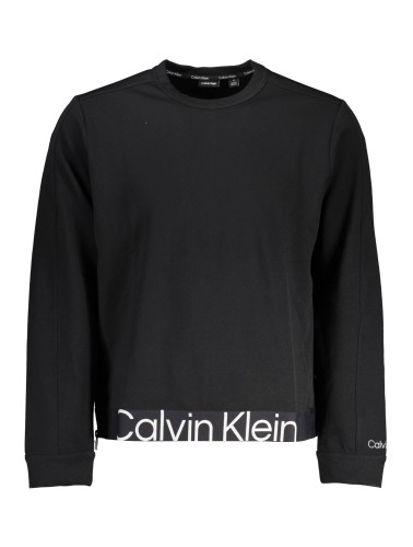 CALVIN KLEIN SWEATSHIRT WITHOUT ZIP BLACK MAN