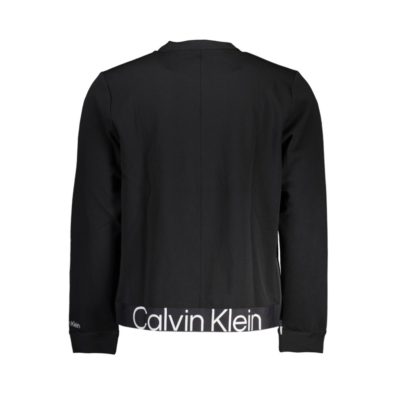 CALVIN KLEIN FELPA SENZA ZIP UOMO NERO