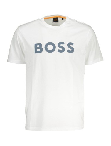 HUGO BOSS T-SHIRT MANICHE CORTE UOMO BIANCO