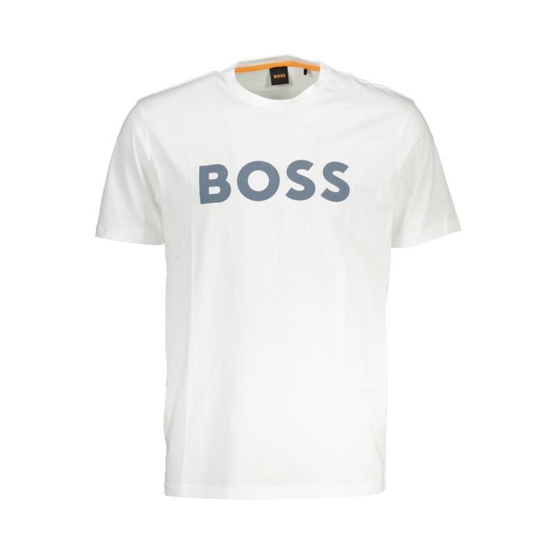 HUGO BOSS T-SHIRT MANICHE CORTE UOMO BIANCO