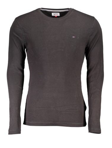 TOMMY HILFIGER T-SHIRT MANICHE LUNGHE UOMO NERO