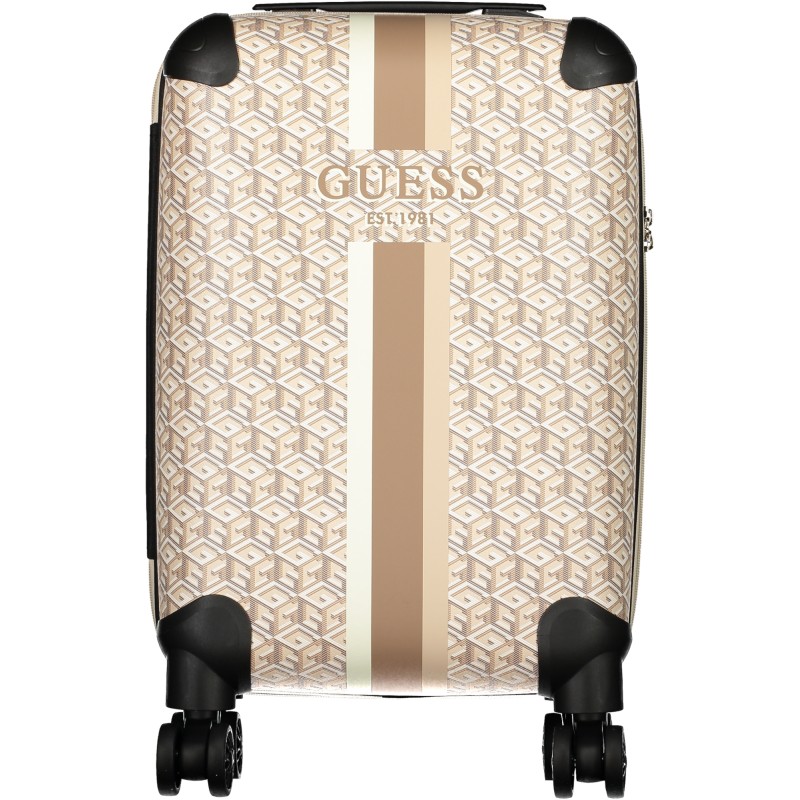 GUESS JEANS SMALL TROLLEY FOR WOMEN BEIGE