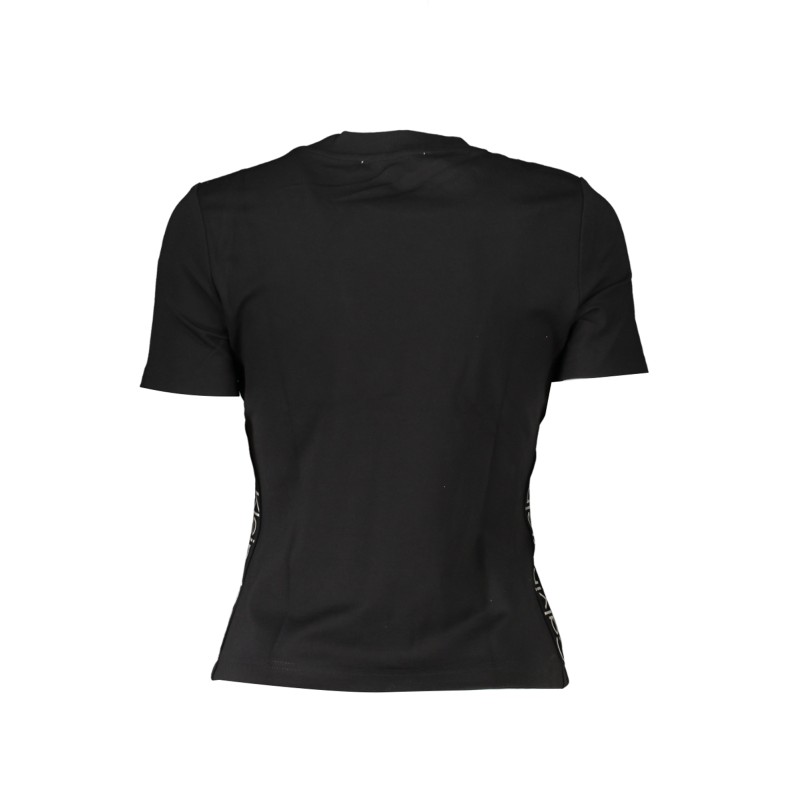 CALVIN KLEIN T-SHIRT MANICHE CORTE DONNA NERO