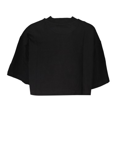 CALVIN KLEIN T-SHIRT MANICHE CORTE DONNA NERO