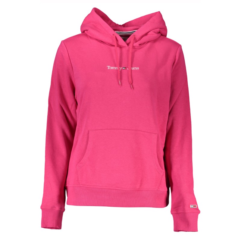 TOMMY HILFIGER FELPA SENZA ZIP DONNA ROSA