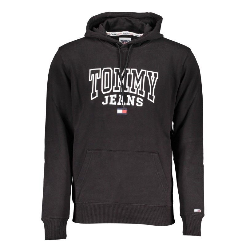 TOMMY HILFIGER FELPA SENZA ZIP UOMO NERO