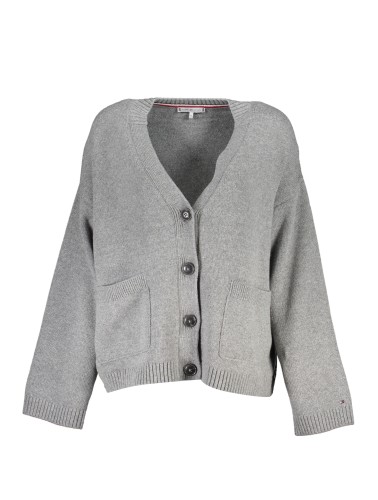 TOMMY HILFIGER CARDIGAN DONNA GRIGIO