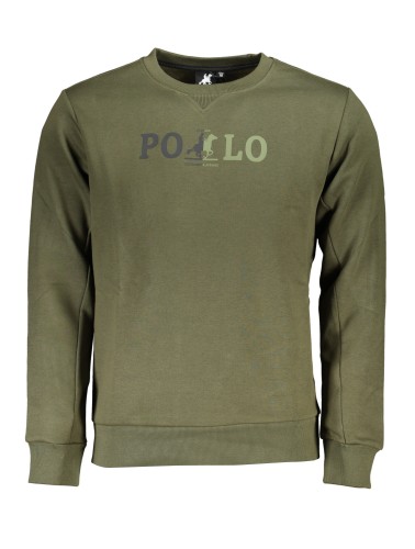 U.S. GRAND POLO FELPA SENZA ZIP UOMO VERDE