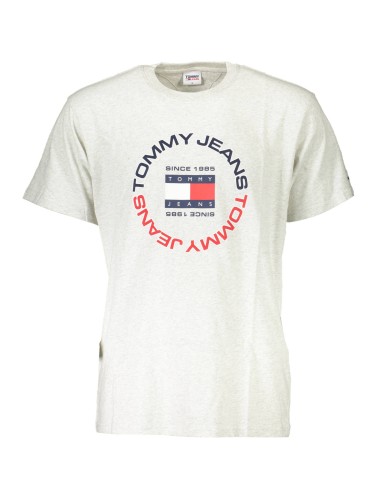 TOMMY HILFIGER T-SHIRT MANICHE CORTE UOMO GRIGIO