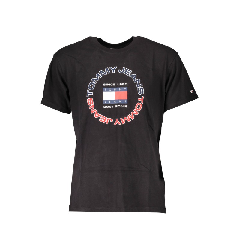 TOMMY HILFIGER T-SHIRT MANICHE CORTE UOMO NERO