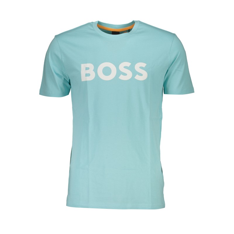 HUGO BOSS T-SHIRT MANICHE CORTE UOMO AZZURRO