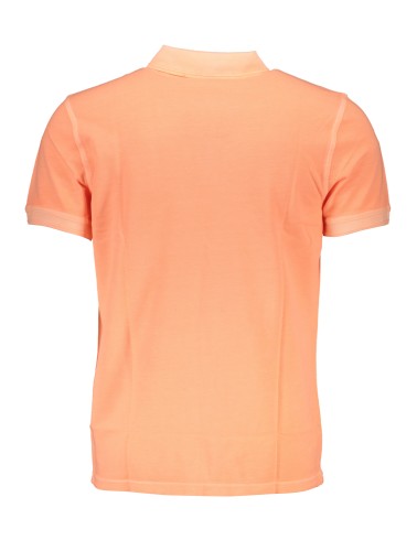 HUGO BOSS POLO MANICHE CORTE UOMO ARANCIO