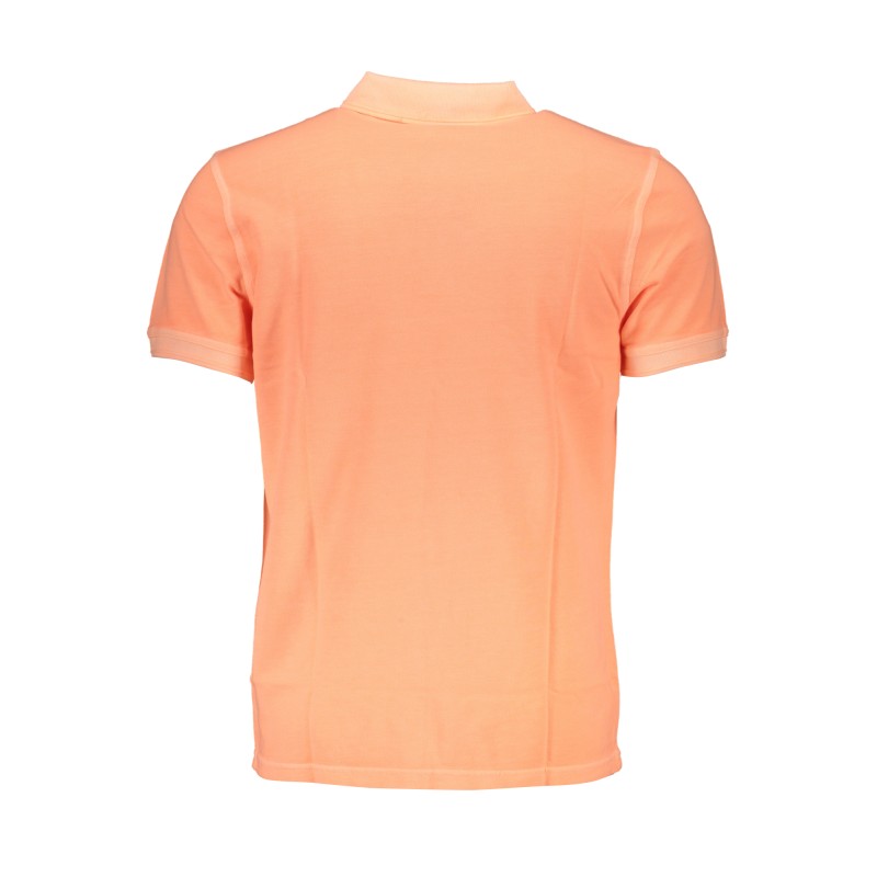 HUGO BOSS POLO MANICHE CORTE UOMO ARANCIO