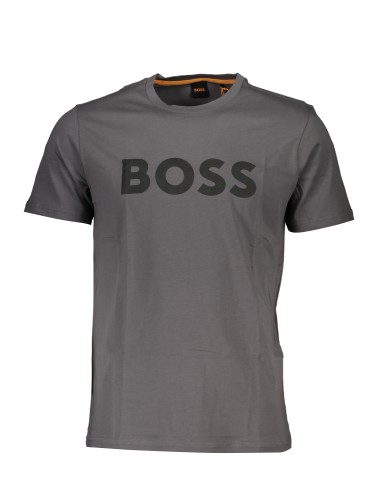 HUGO BOSS T-SHIRT MANICHE CORTE UOMO GRIGIO