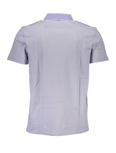 HUGO BOSS POLO MANICHE CORTE UOMO VIOLA