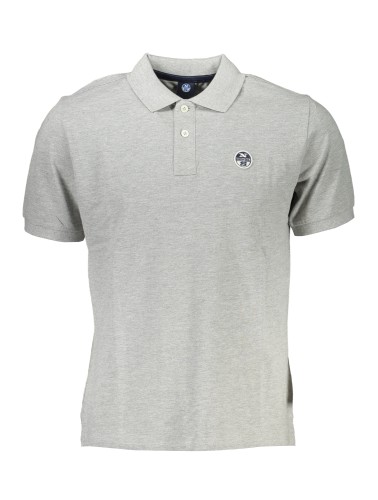 NORTH SAILS POLO MANICHE CORTE UOMO GRIGIO