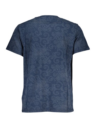 GUESS JEANS T-SHIRT MANICHE CORTE UOMO BLU