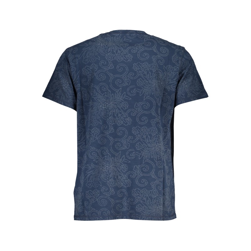 GUESS JEANS T-SHIRT MANICHE CORTE UOMO BLU