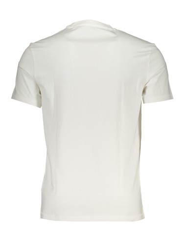 GUESS JEANS T-SHIRT MANICHE CORTE UOMO BIANCO